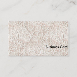 Vintage Pale Pink Lace Business Card