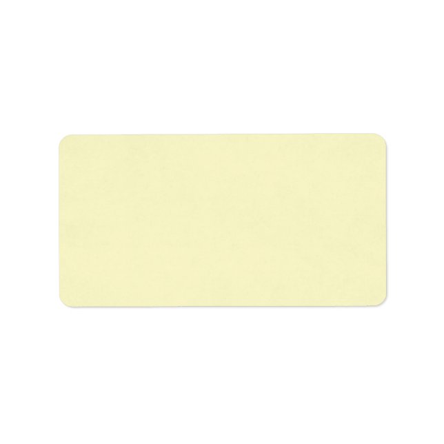Vintage Pale Yellow Parchment Background Template Label (Front)