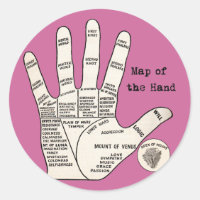 Vintage palm reading palmistry fortune