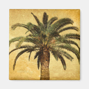 Vintage Palm Tree - Tropical Customized Template Magnet