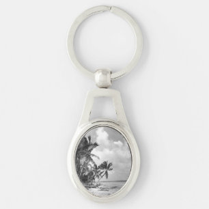 Vintage Palm Trees Keychain