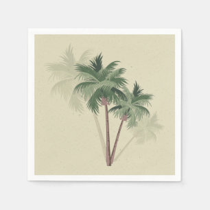 Vintage Palm Trees Napkin