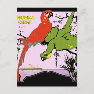Vintage Panama Canal Postcard