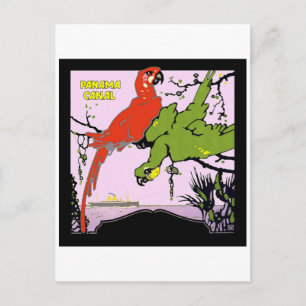 Vintage Panama Canal Postcard