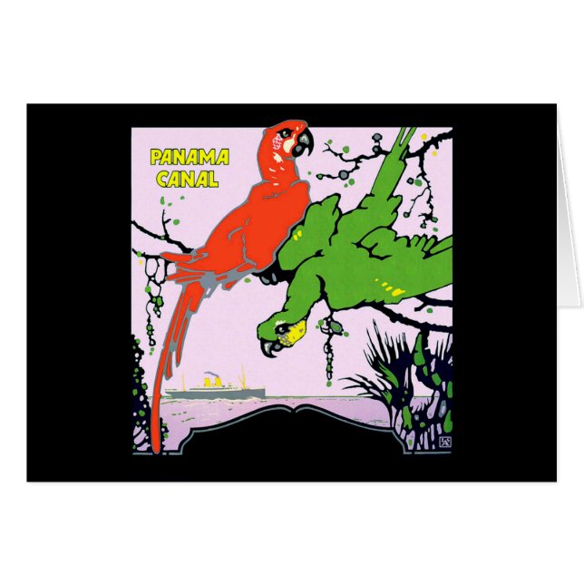 Vintage Panama Canal Travel (Front Horizontal)