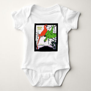 Vintage Panama Canal Travel Baby Bodysuit