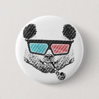 Vintage panda 3-D glasses
