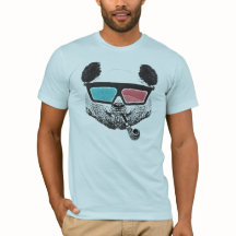 Vintage panda 3-D glasses