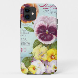 Vintage Pansies iPhone 11 Case