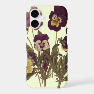 Vintage Pansies in Bloom, Floral Garden Flowers