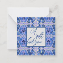 Vintage Pansies in Lavender & Blue