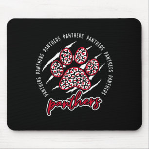 Vintage Panthers School Sports Name Spirit Back To Mouse Pad