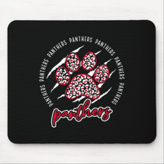 Vintage Panthers School Sports Name Spirit Back To Mouse Pad