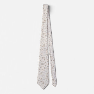 Vintage paper lace tie