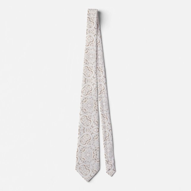 Vintage paper lace  tie (Front)