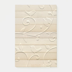 Vintage Paper Strips Design - Post-it Note Pad