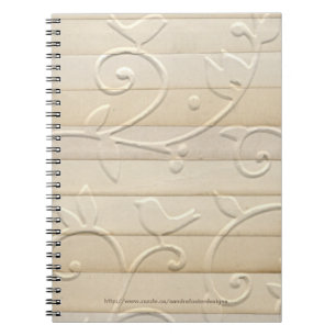 Vintage Paper Strips Embossed Notebook