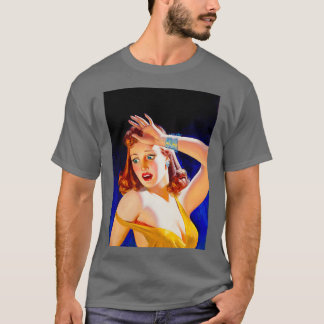 Vintage Paperback Illustration Damsel T-Shirt