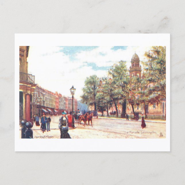 Vintage Parade, Leamington Postcard (Front)