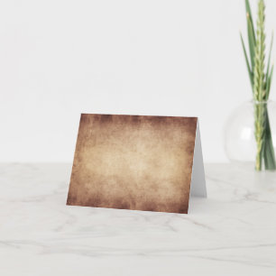 Vintage Parchment Antique Paper Background Custom Card
