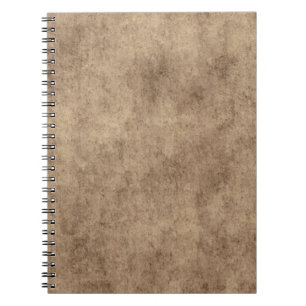 Vintage Parchment or Paper Background Customized Notebook