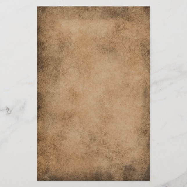 Vintage parchment paper stationery (Front)