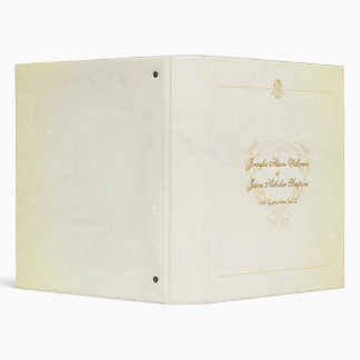 Vintage Parchment Paper Style Wedding Album Binder