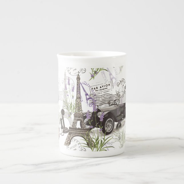 Vintage Paris Bone China Mug (Front)