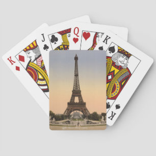 Vintage Paris cards, Eiffel Tower  France c1905 Playing Cards