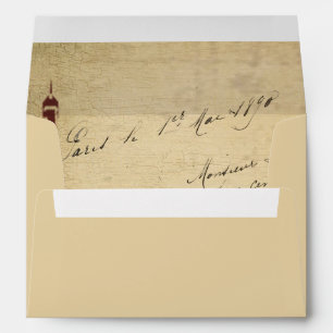 Vintage Paris Classical Professional Plain Envelope