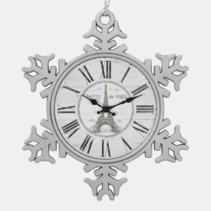 vintage paris clock ornament