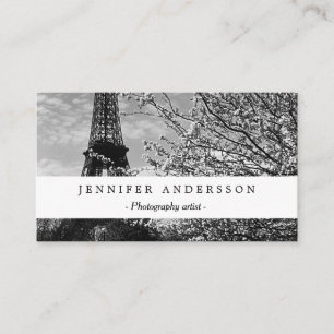 Vintage Paris Eiffel Tower Business Card
