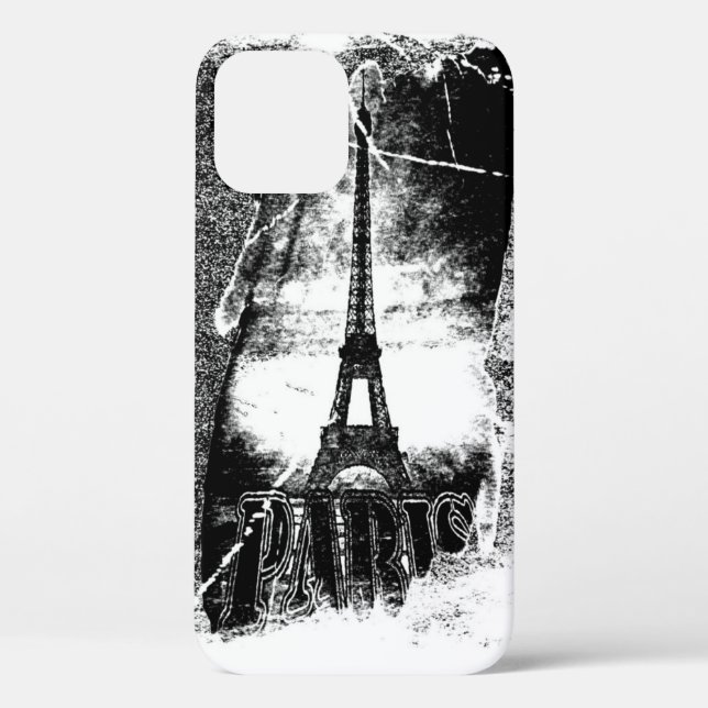Vintage Paris Eiffel Tower Case-Mate iPhone Case (Back)