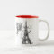 Vintage Paris Eiffel Tower coffee mug