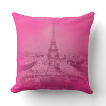 Vintage Paris & Eiffel tower Pink exposure Unique