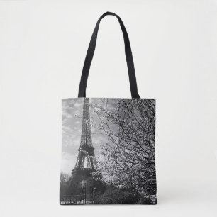 Vintage Paris Eiffel Tower Tote Bag