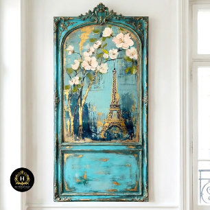 Vintage Paris France Eiffel Tower Decoupage Tissue Paper