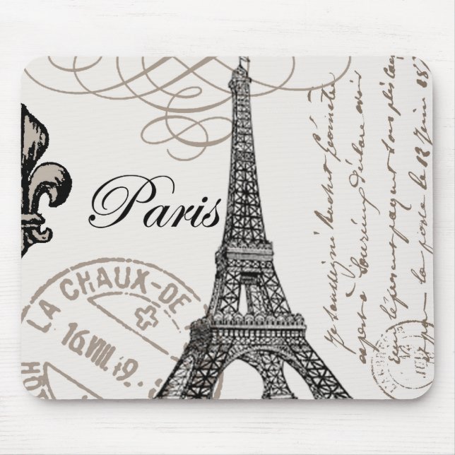 Vintage Paris...mousepad Mouse Pad (Front)
