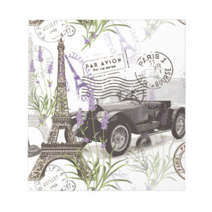 Vintage Paris Notepad