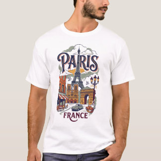 Vintage Paris Tee Men's T-Shirts