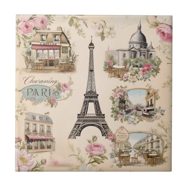 Vintage Paris Tile (Front)