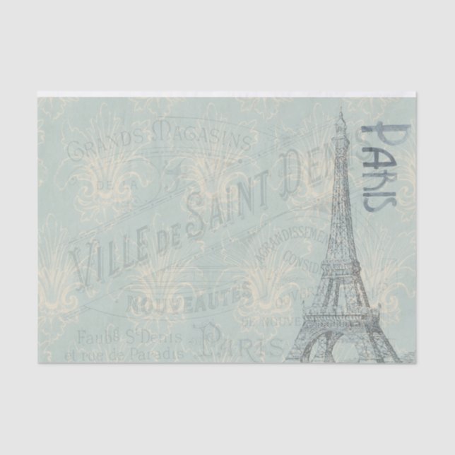 Vintage Paris Tissue Paper (Front)