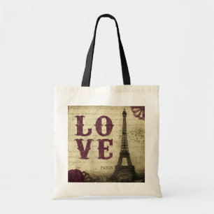 Vintage Paris Tote Bag