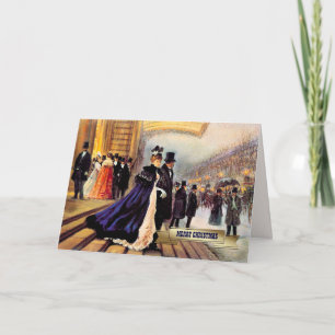Vintage Parisian Style Christmas Cards