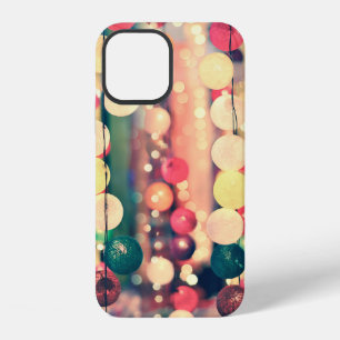 Vintage party night with a light ball iPhone 12 case