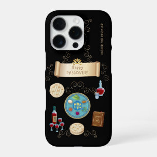 Vintage Passover Seder Kosher Pesach iPhone 16 Pro Case