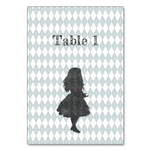 Vintage pastel Alice in Wonderland Card