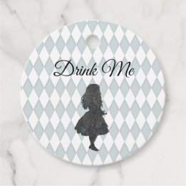 Vintage Pastel Alice in Wonderland Drink Me  Favour Tags