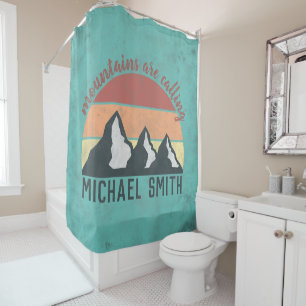 Vintage pastels mountains are calling monogram