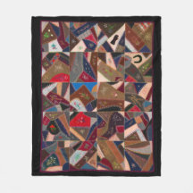 Vintage Patchwork Crazy Quilt Design